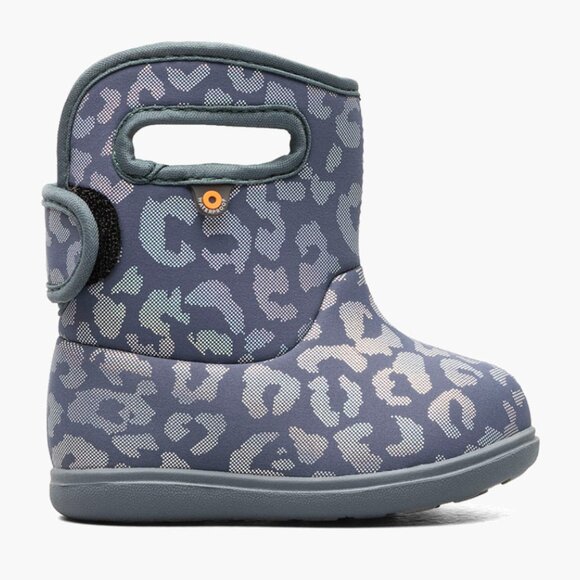 New BOGS II Metallic Leopard Waterproof Rain Boots Size 8 Toddler Kids Baby - Picture 1 of 16